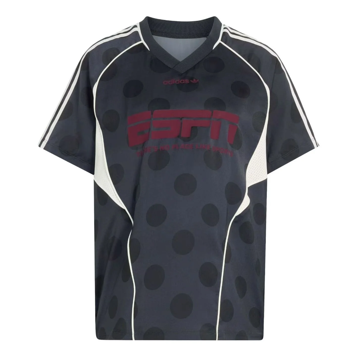 (WMNS) adidas Street Jersey SS 'Night Grey' KV1189 - 1