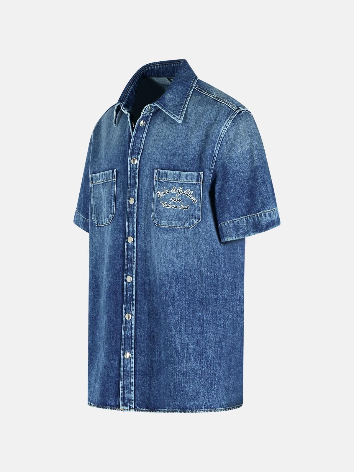 BLUE DENIM SHIRT - 2