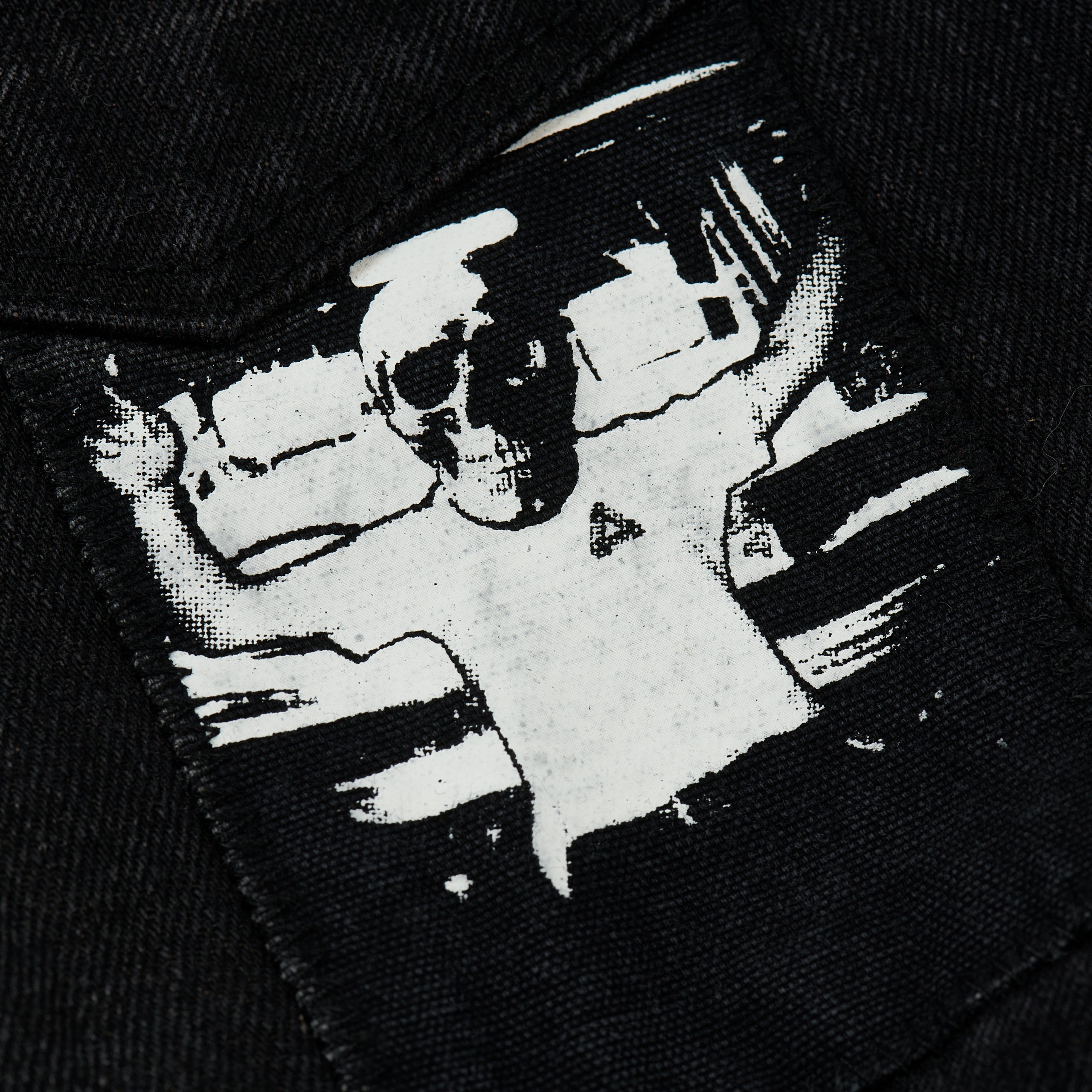 P90 BAGGY JEAN PATCH UP BLACK - 3