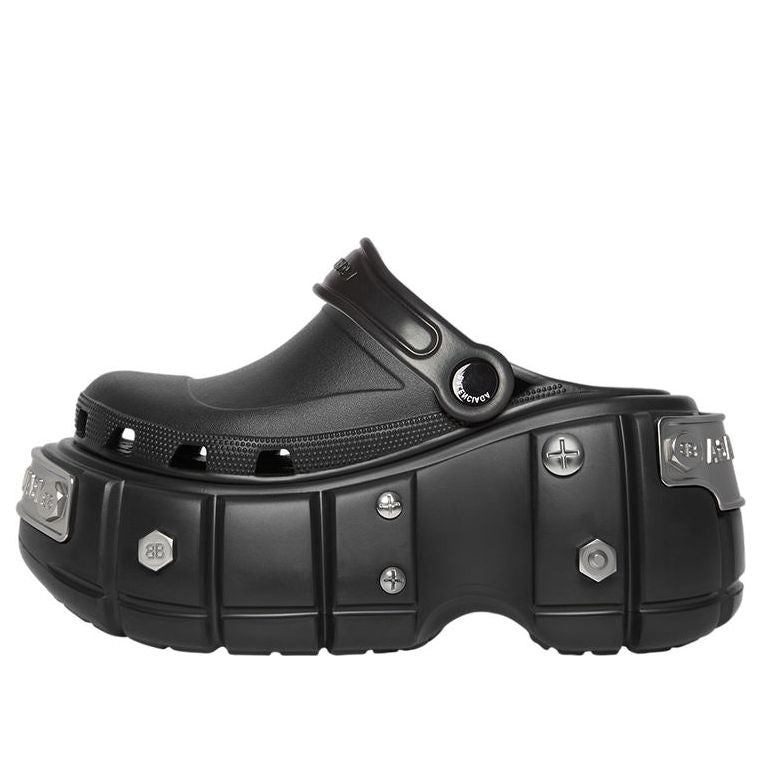 Balenciaga Hardcrocs Slide x Crocs 'Black' 687397W1S8N1081 - 1