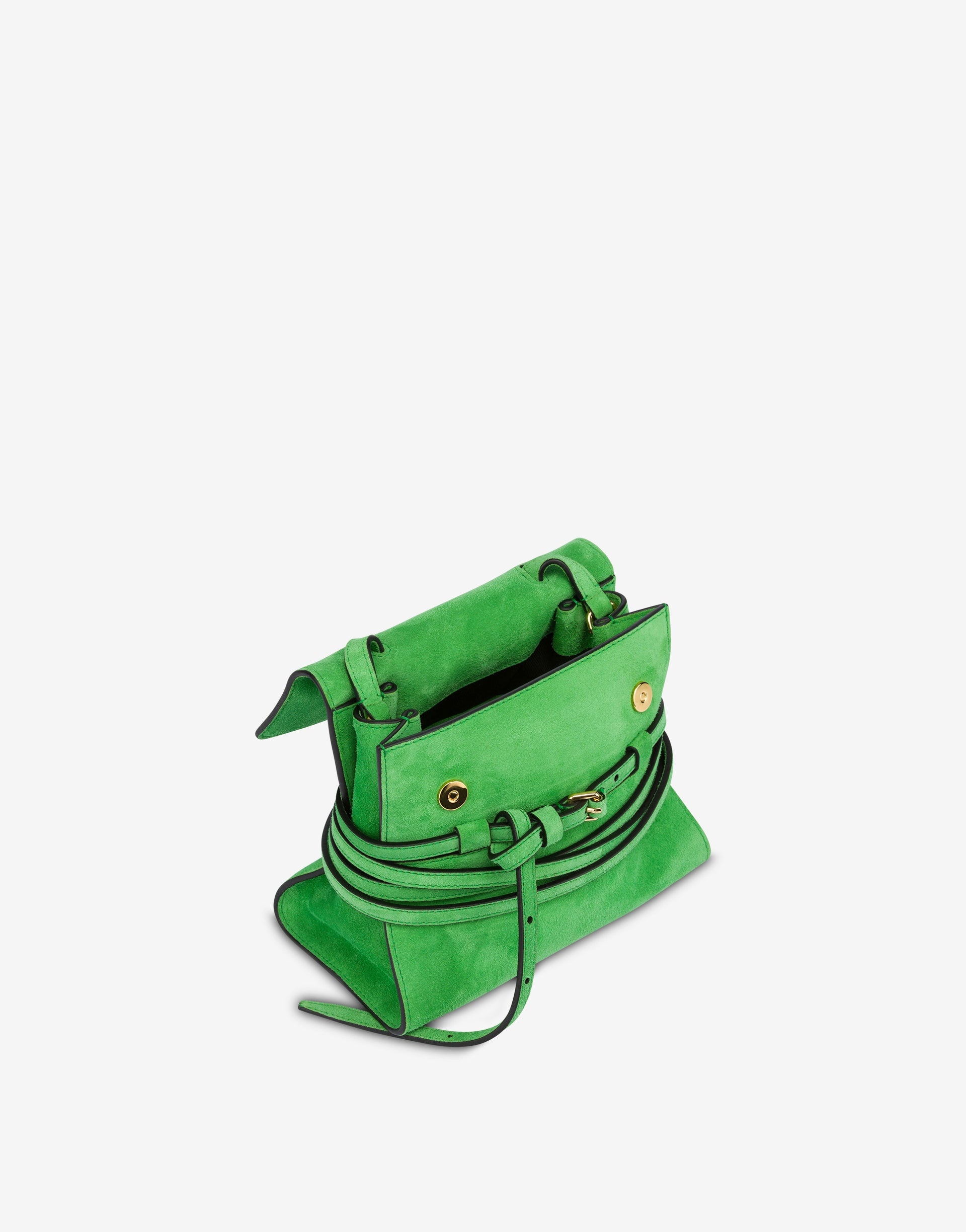 MOSCHINO TIE ME BAG IN SUEDE SMALL - 2
