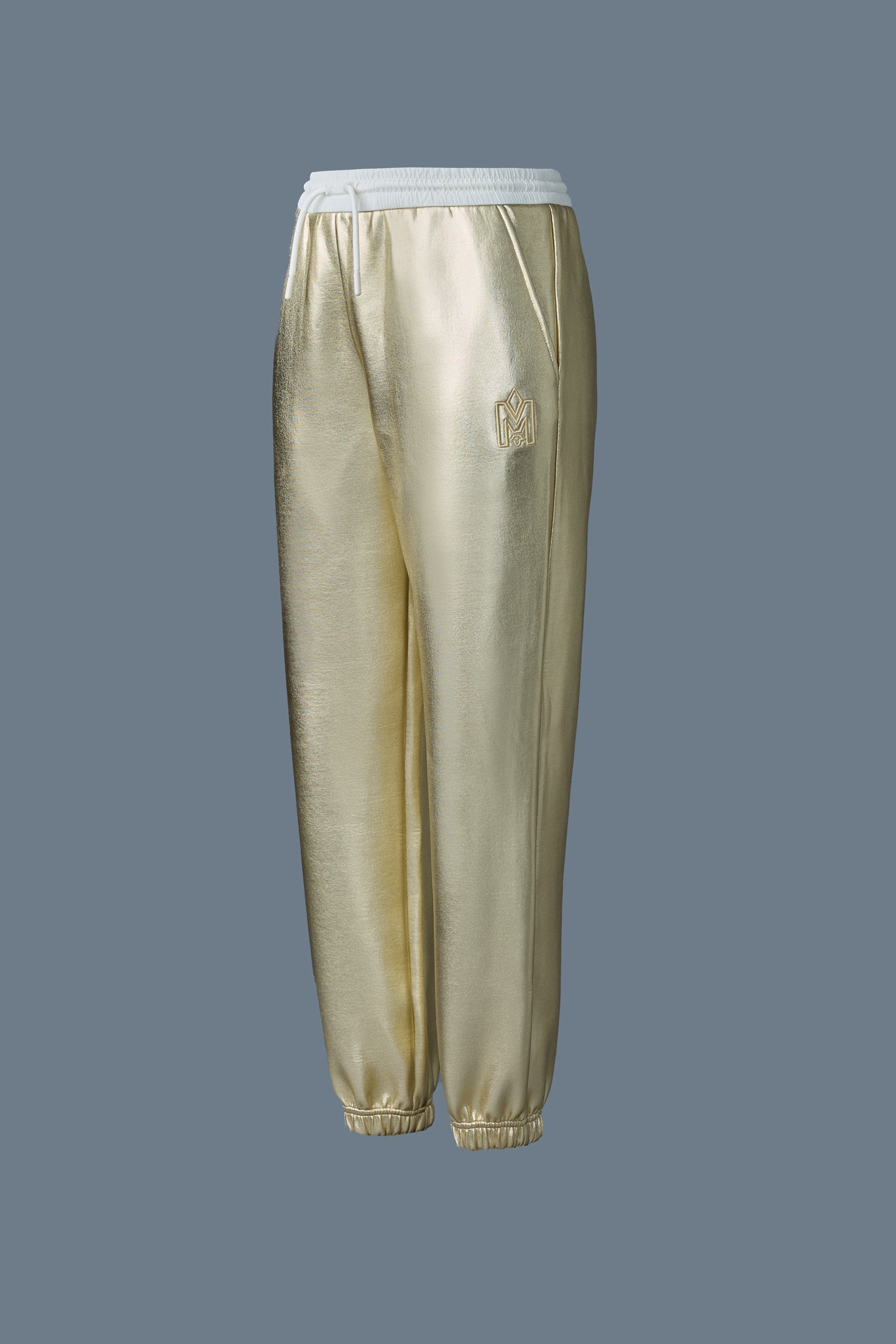 NEV-M Metallic finish double-face jersey sweatpants - 1