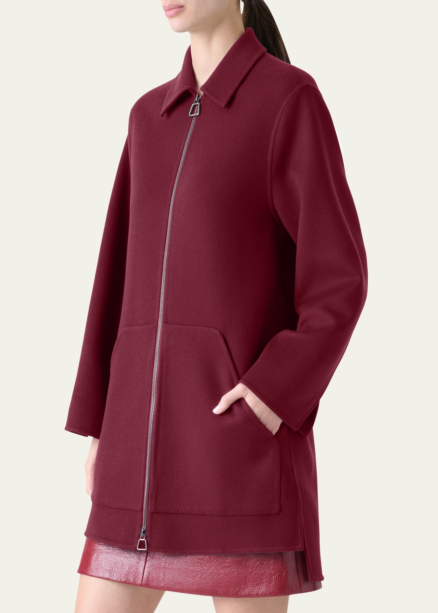 Fabiola Double-Face Cashmere Coat - 4