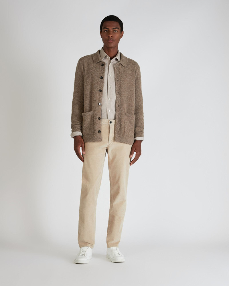 Slim fit Geelong wool bouclé overshirt 5