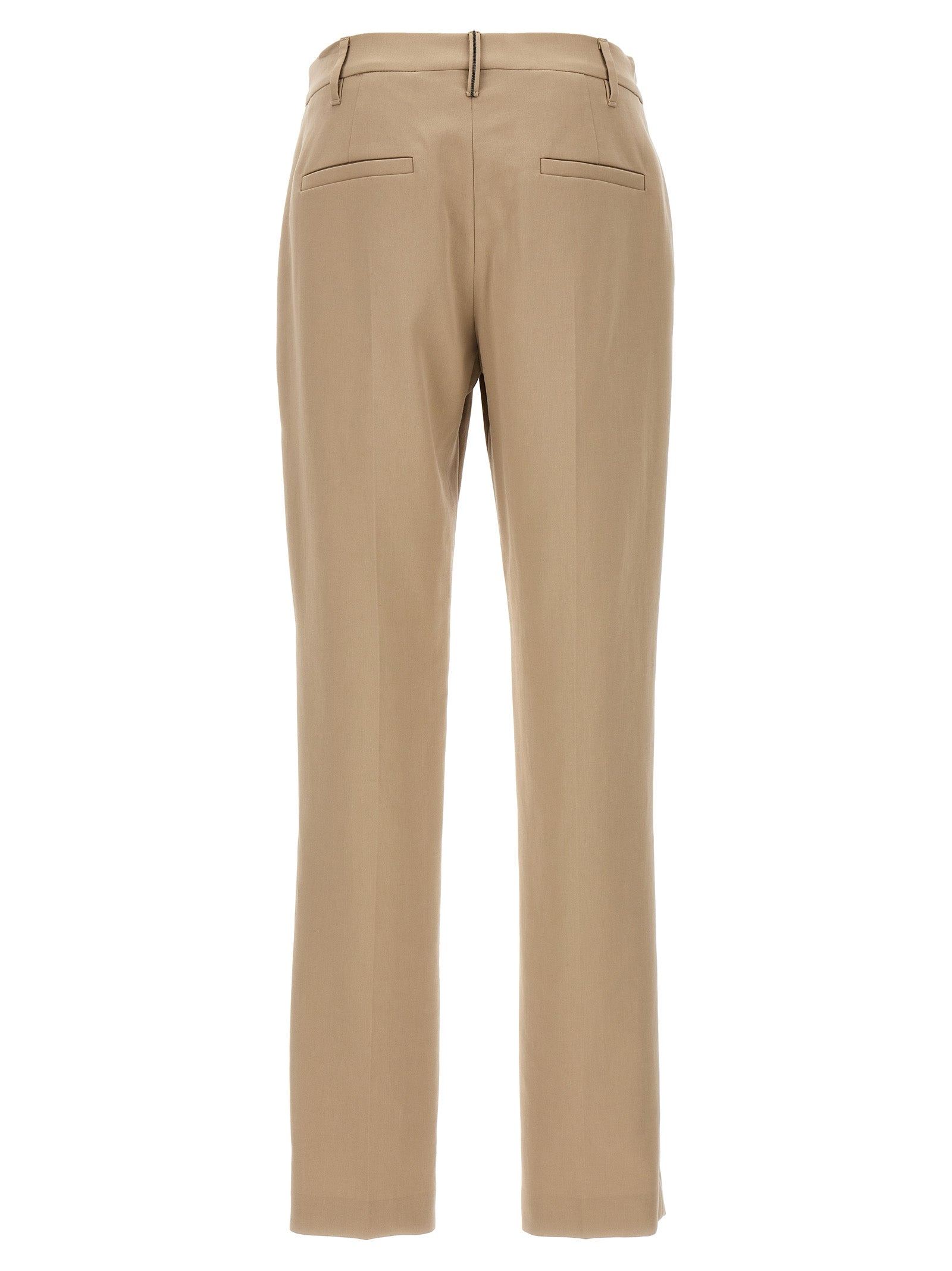 Cigarette Pants Beige - 2