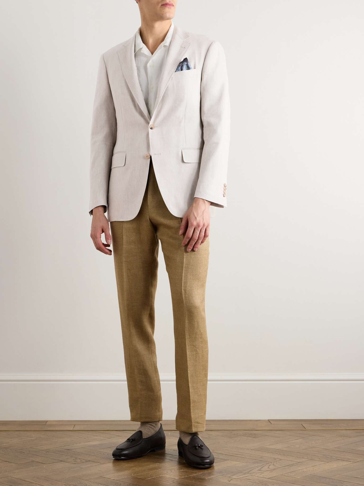 Kei Slim-Fit Linen and Wool-Blend Suit Jacket - 2