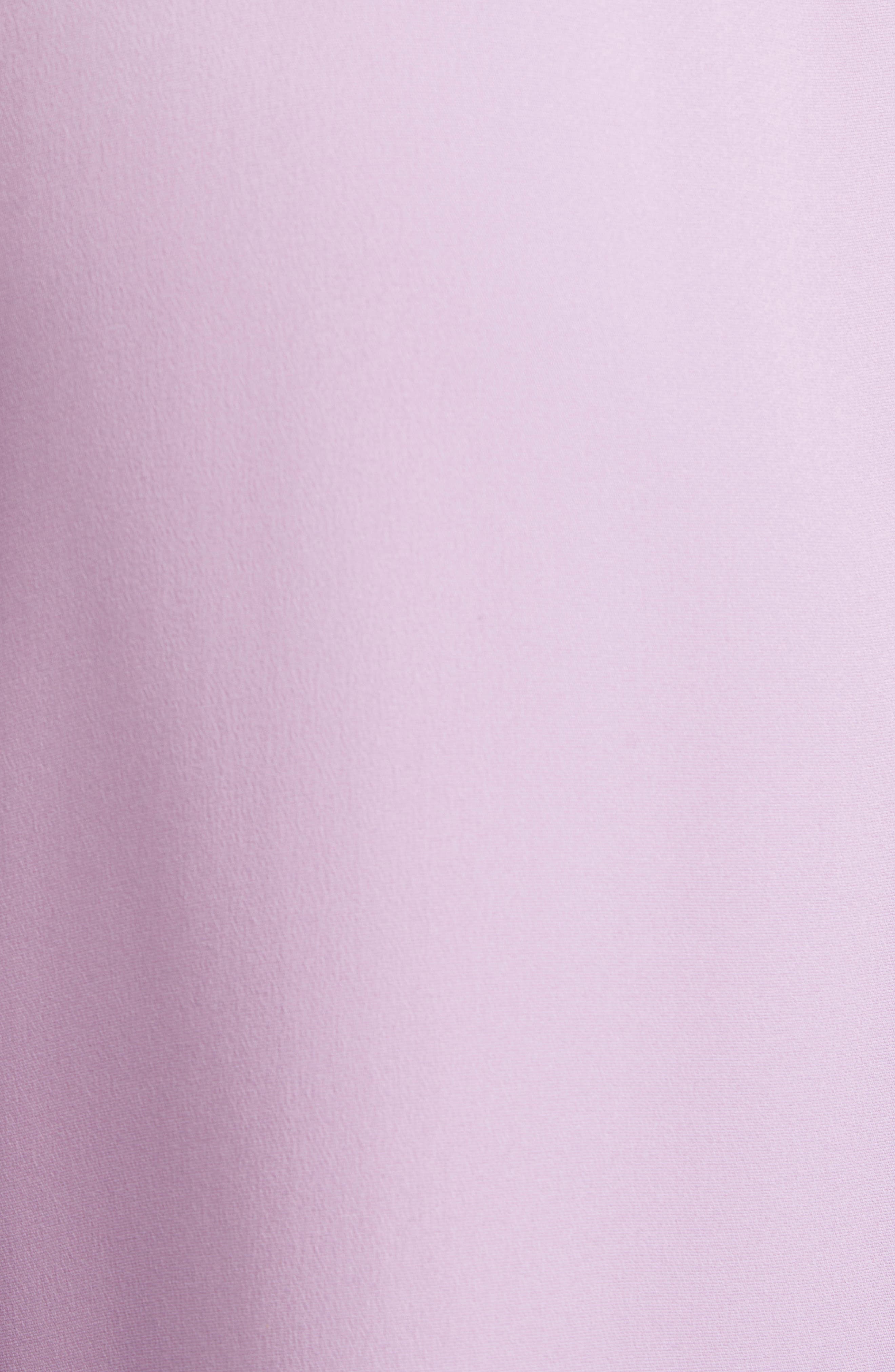 Valentino Garavani Silk Cady Couture Wide Leg Pants in Violet at Nordstrom - 7