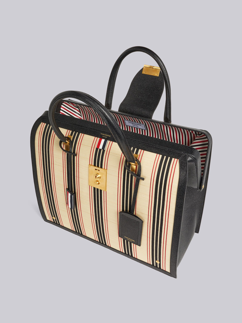 Multicolor Horse Hair Leather Frame Mr. Thom Bag 5