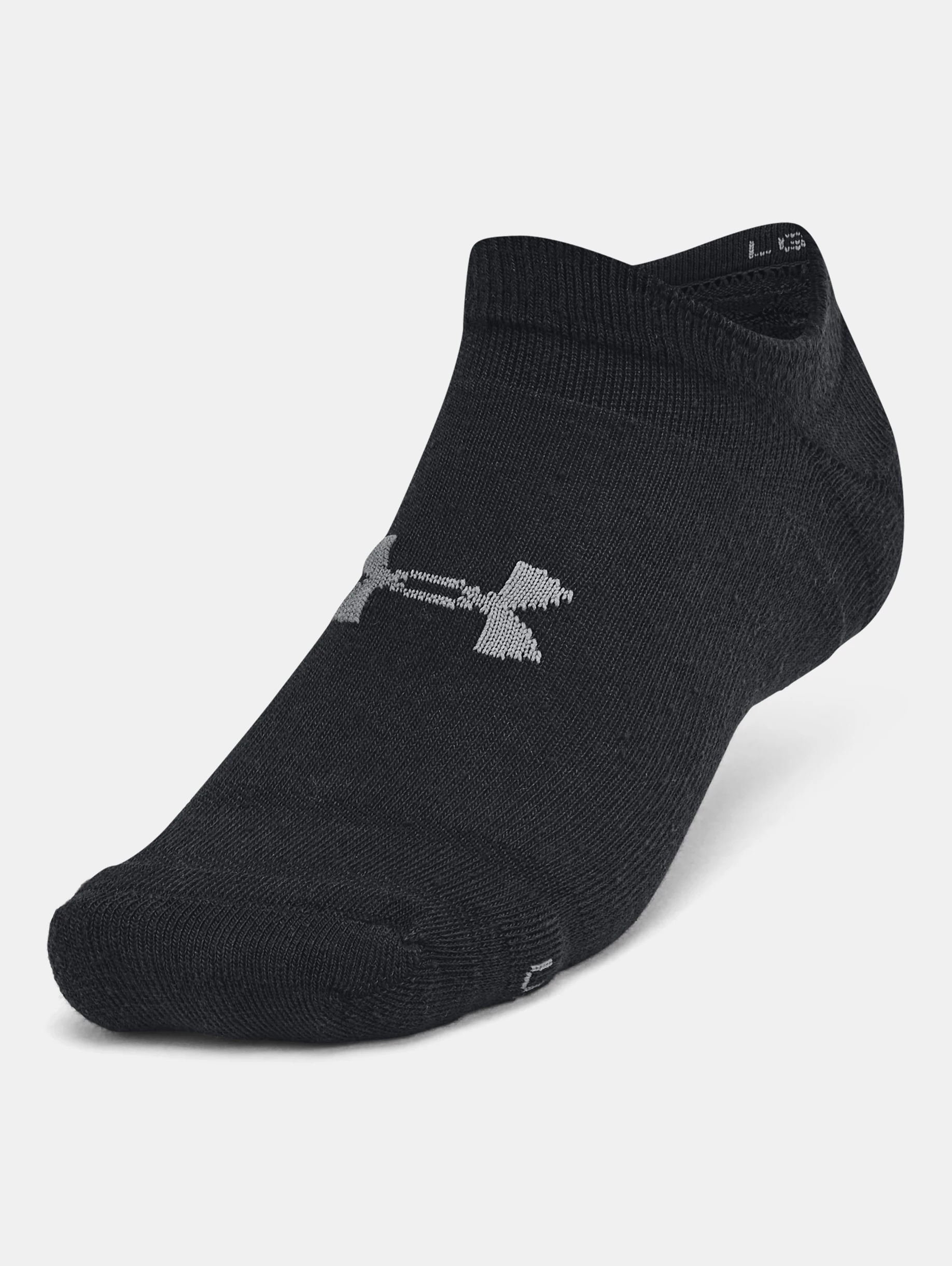 Unisex UA Essential Cushion 6-Pack No Show Socks - 1