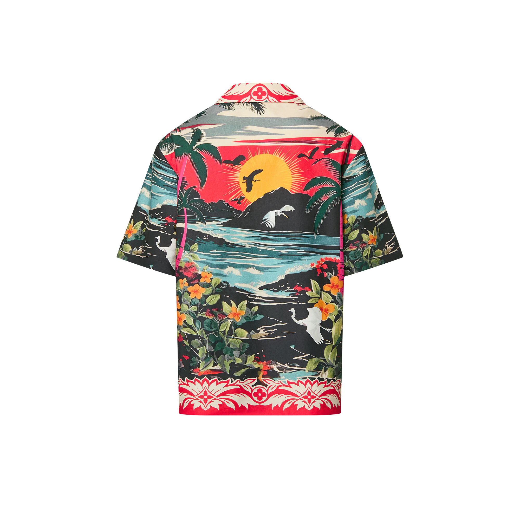 Printed Short-Sleeved Cotton Shirt - 3