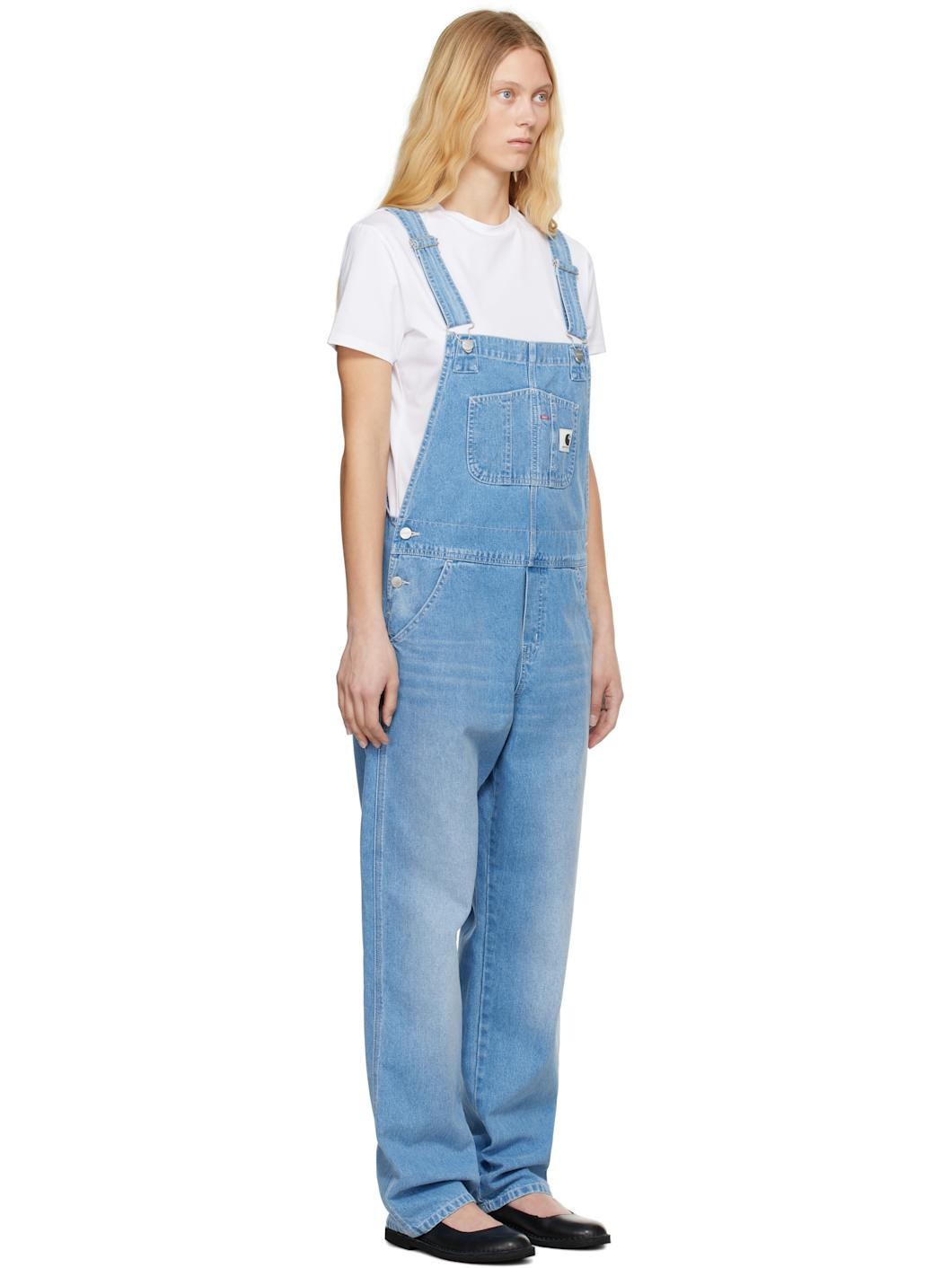 Blue Bib Straight Overalls - 2