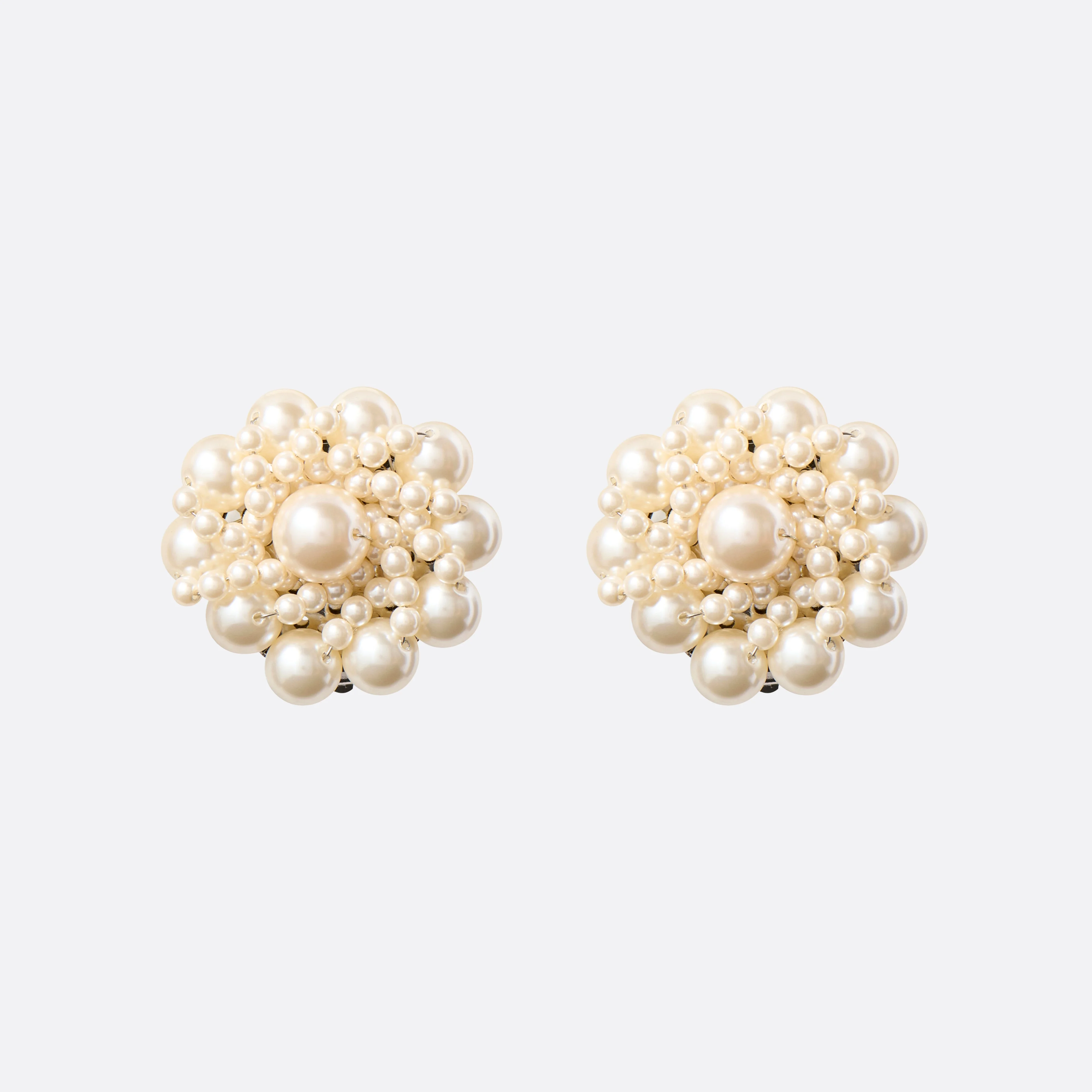 EARRINGS WITH ROUNDS OF PEARL - 1