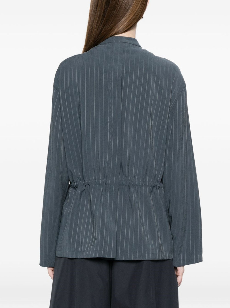 EMPORIO ARMANI Pinstriped jacket outlook