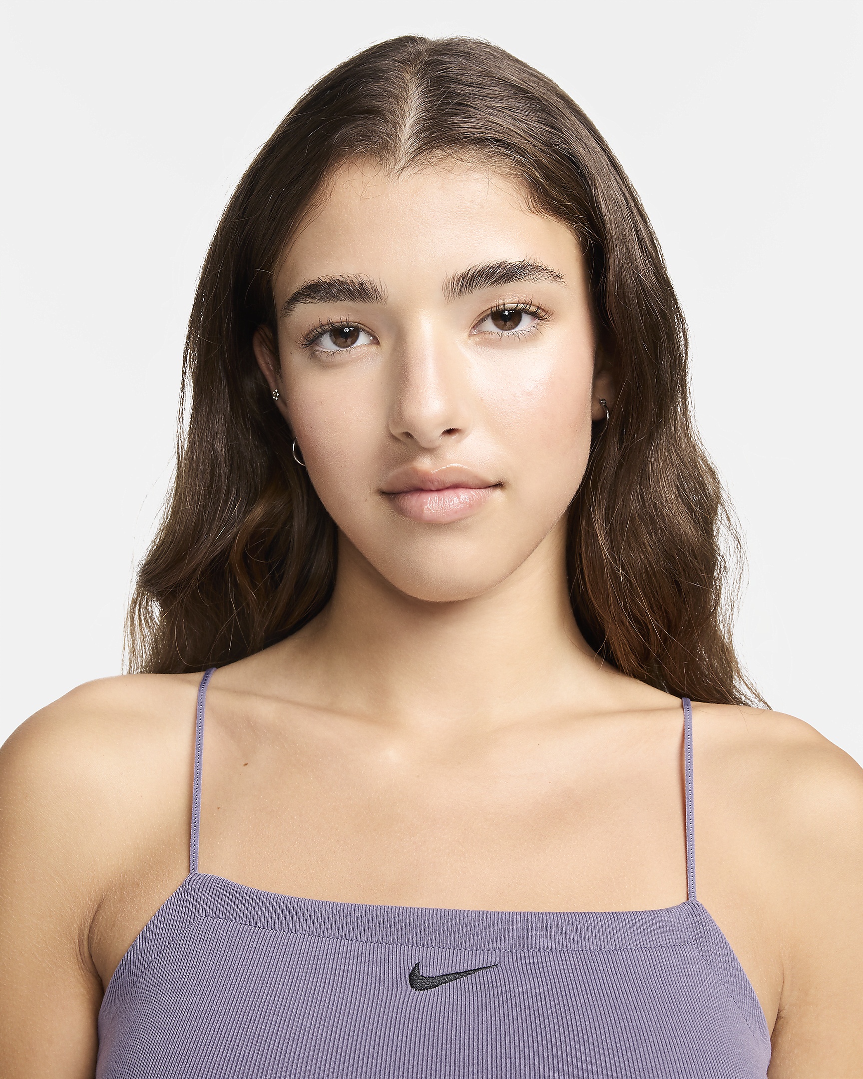Women's Nike Sportswear Chill Knit Tight Mini-Rib Cami Dress - 3