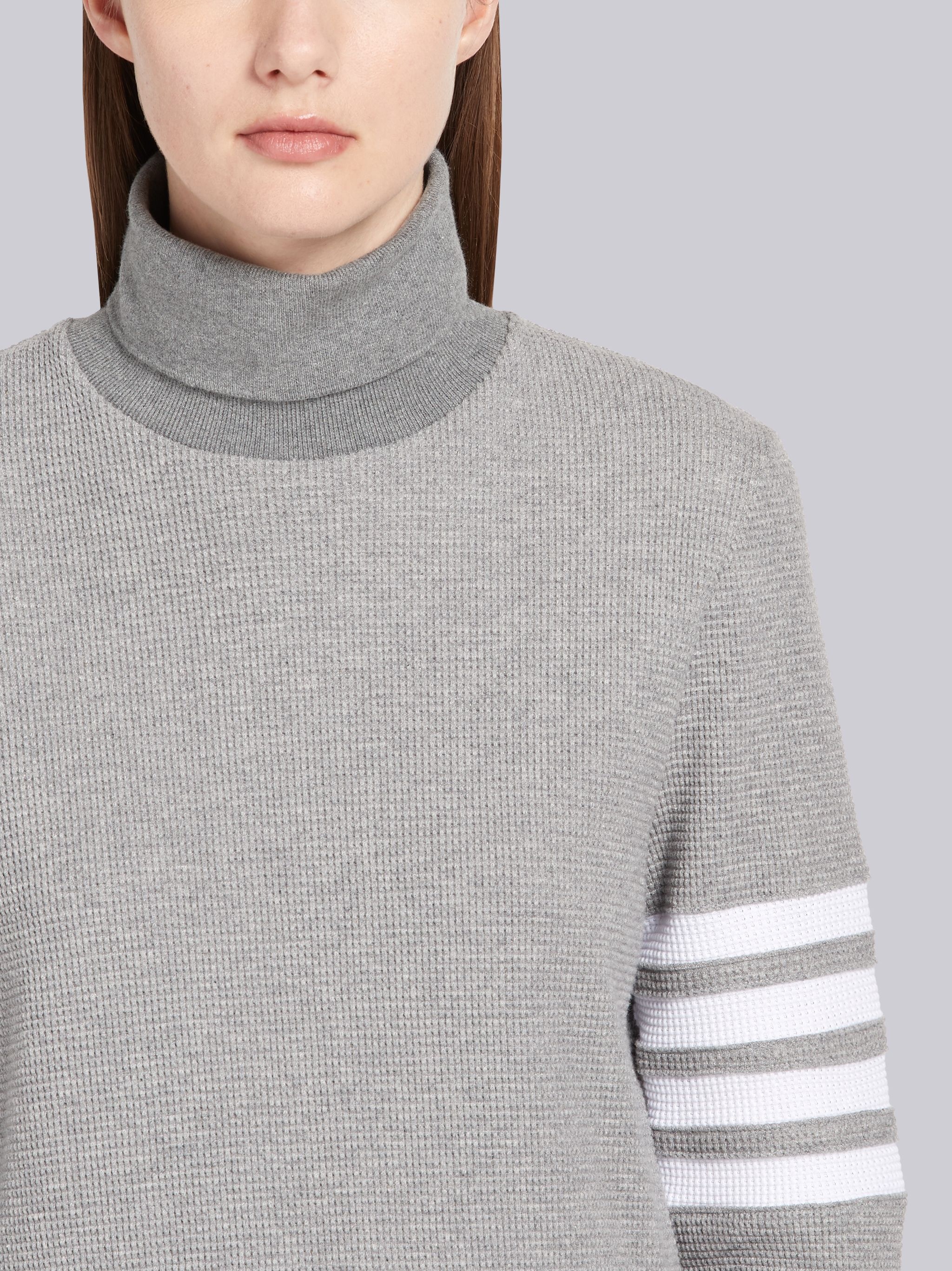 4-BAR COMPACT WAFFLE TURTLENECK - 5