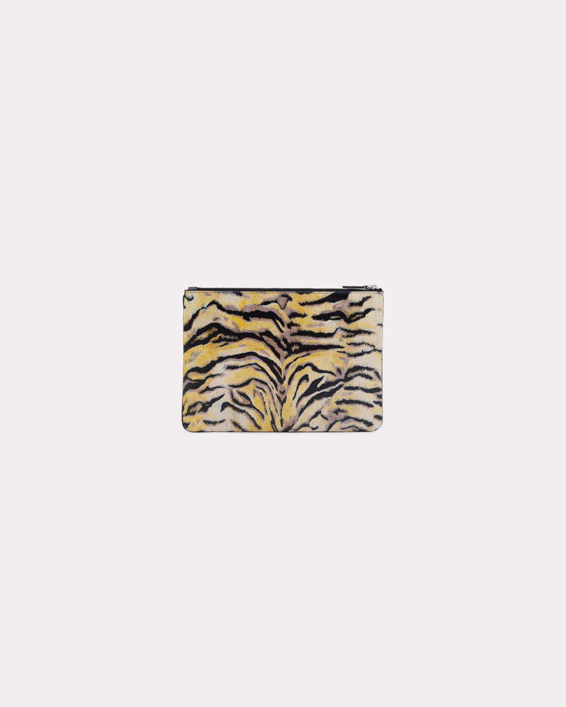 KENZO 'KENZO Tiger' pouch in leather outlook