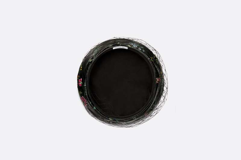 Dior Arty Dior Petites Fleurs Beret with Veil 6