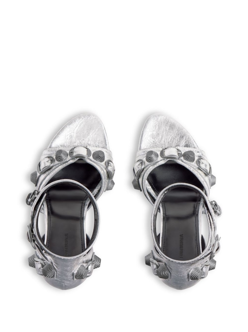 Cagole metallic-finish sandals - 4