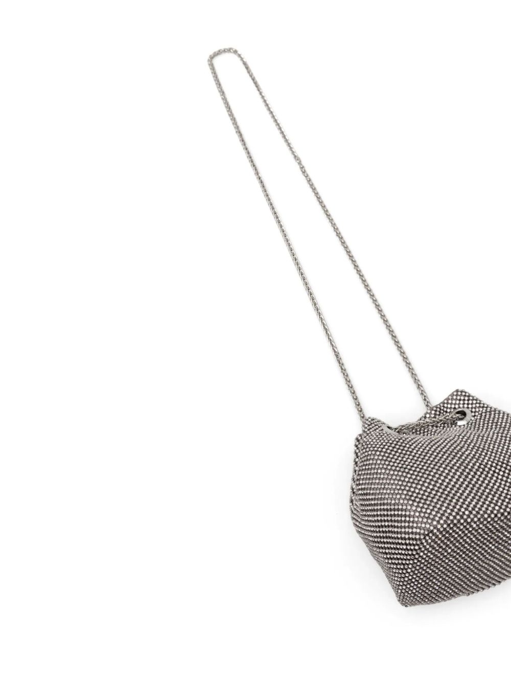 crystal-embellished bucket bag - 3