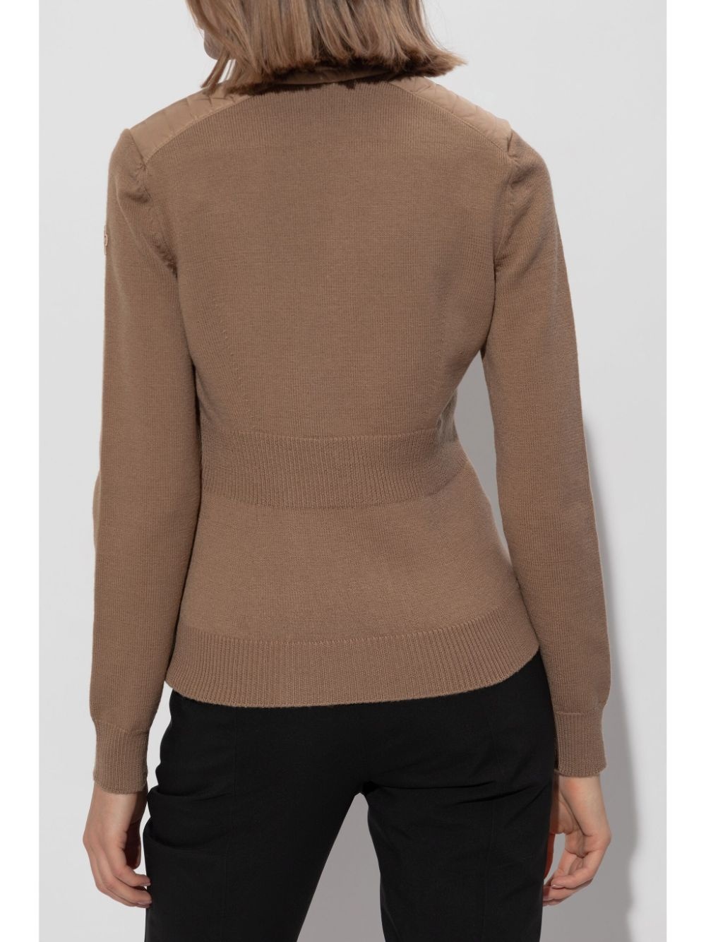 panelled cardigan - 4