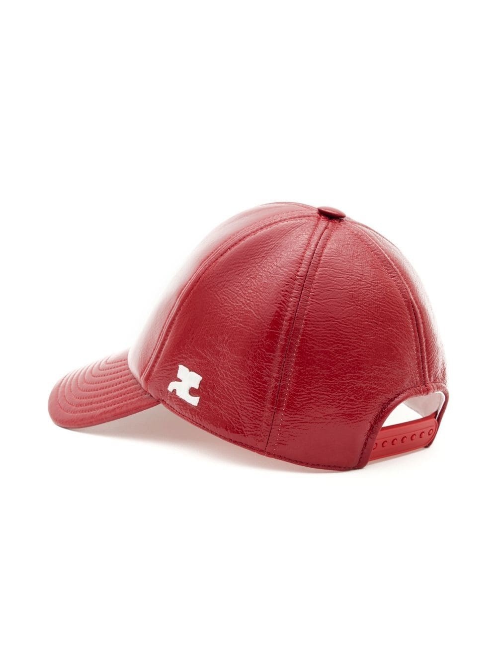 logo-patch patent cap - 2