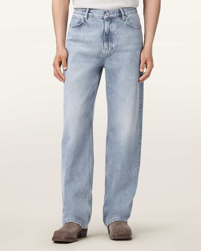 ALLSAINTS MULLEN STRAIGHT LEG LOOSE DENIM JEANS outlook