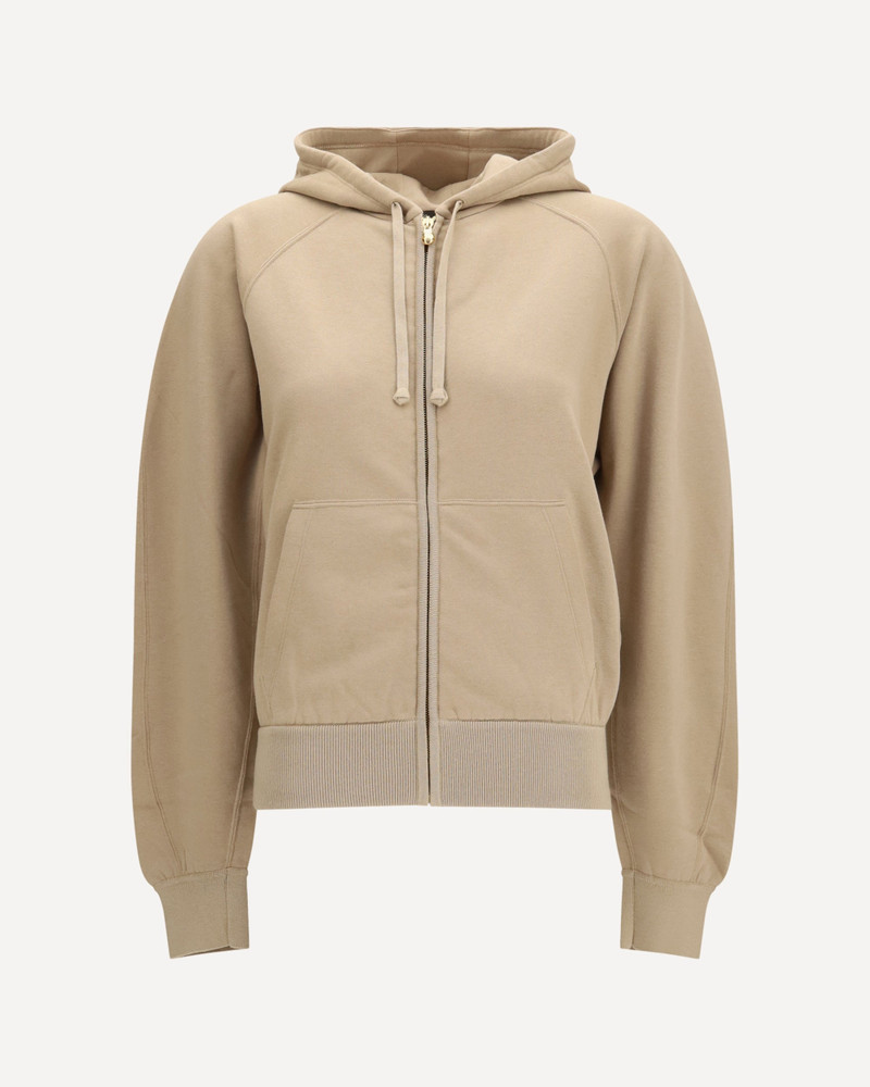 Neem Hooded Sweatshirt in Sea Island cotton and cashmere 1
