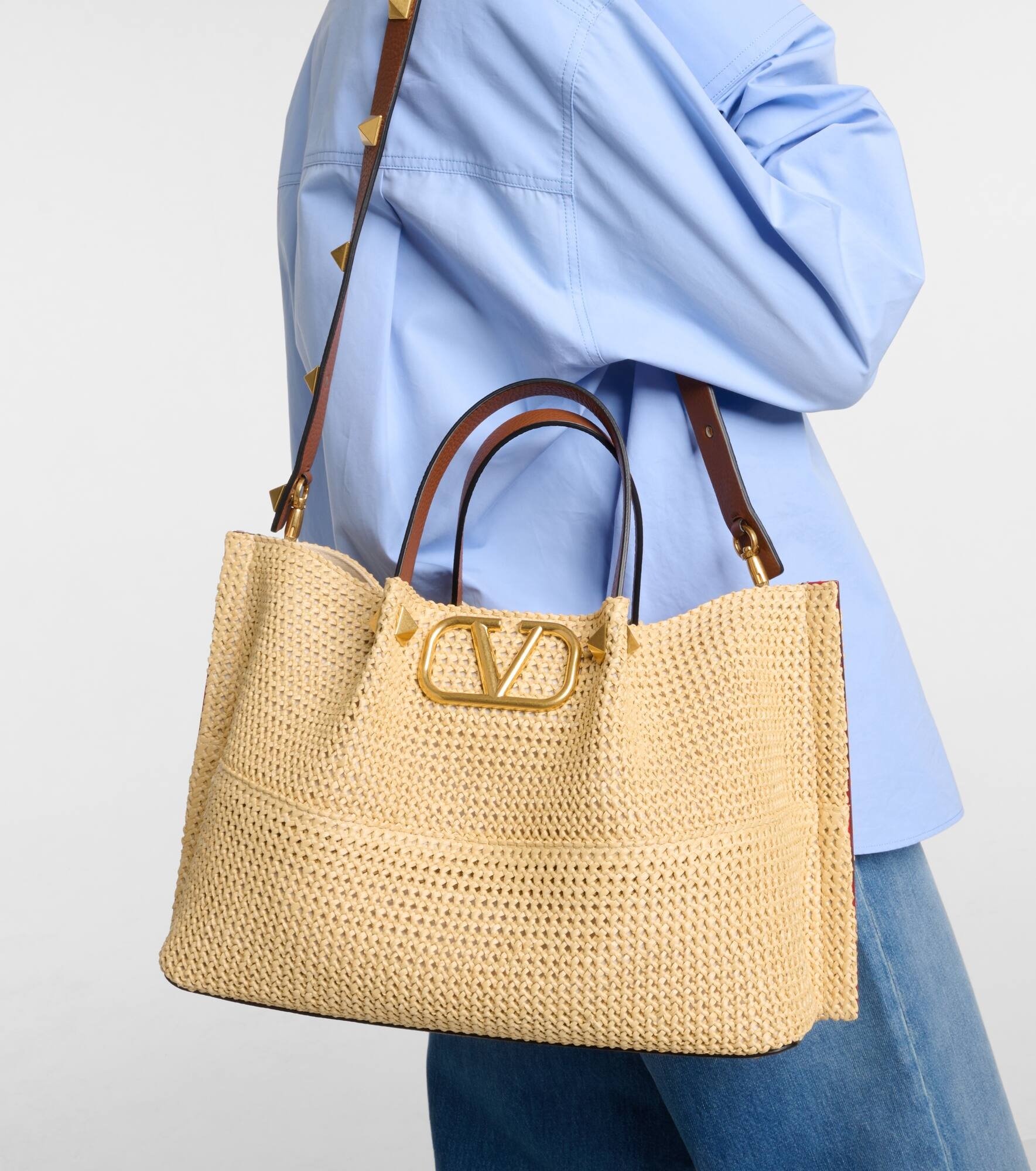 VLogo signature medium tote bag - 7