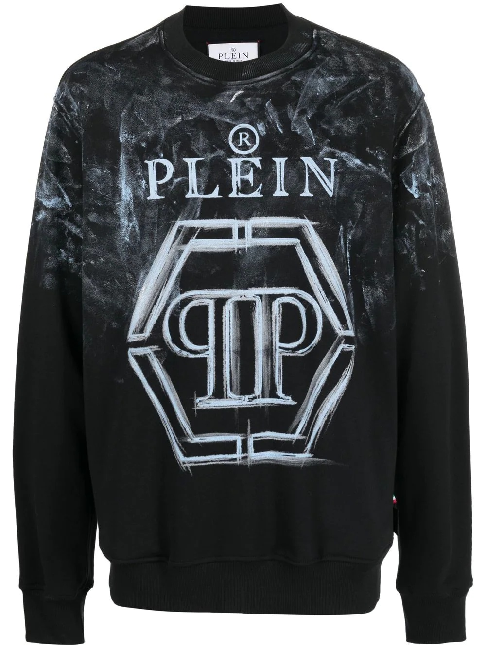 logo-print long-sleeve sweatshirt - 1