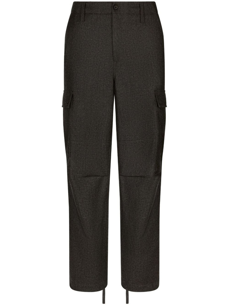 virgin-wool cargo trousers 1