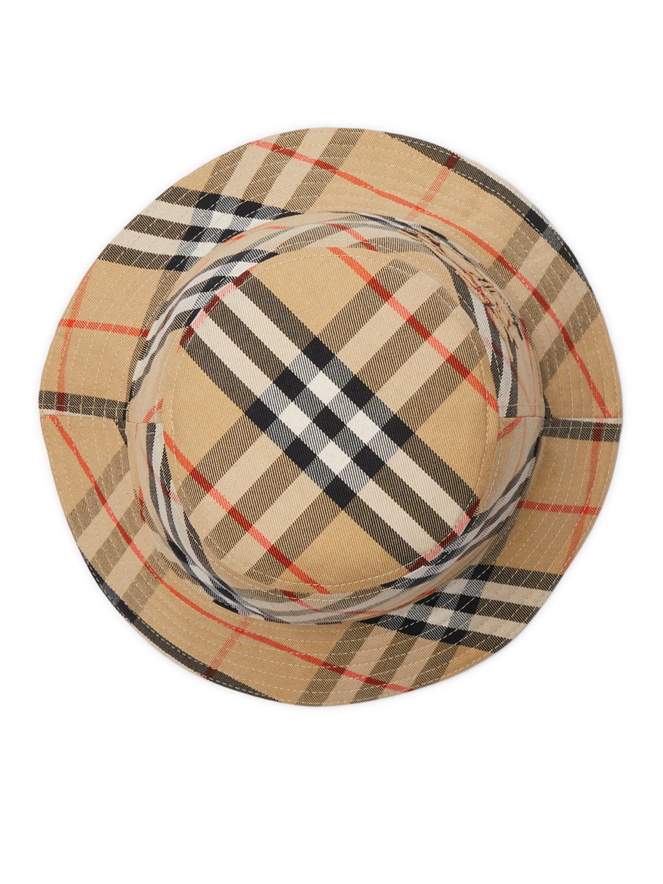 Burberry CHECK COTTON BLEND BUCKET HAT | suitnegozi | REVERSIBLE