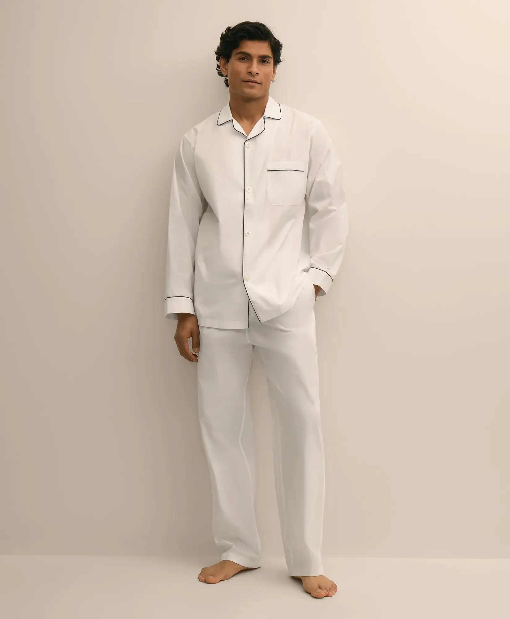 Cotton Broadcloth Pajamas - 1