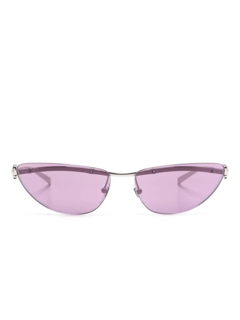 oval-frame sunglasses - 1