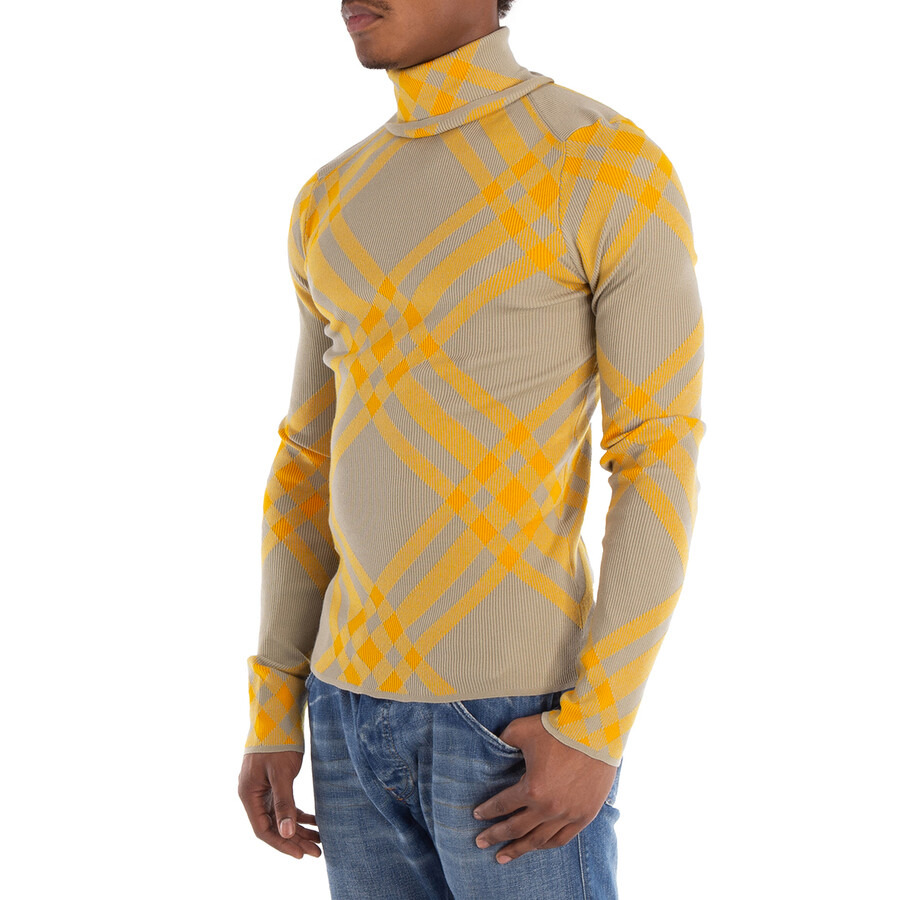 Burberry Checked Wool-Blend Jumper - 2