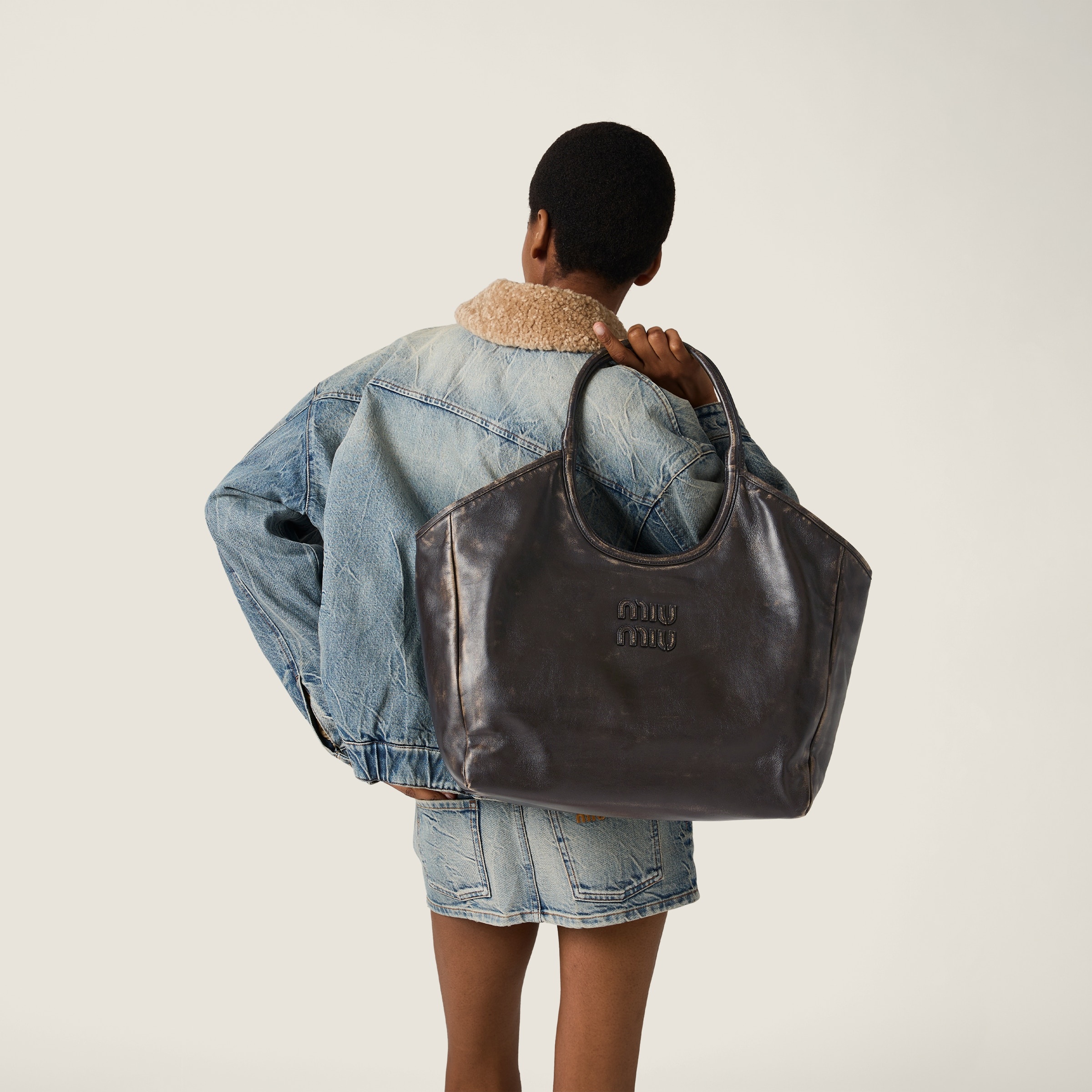IVY leather tote bag - 2