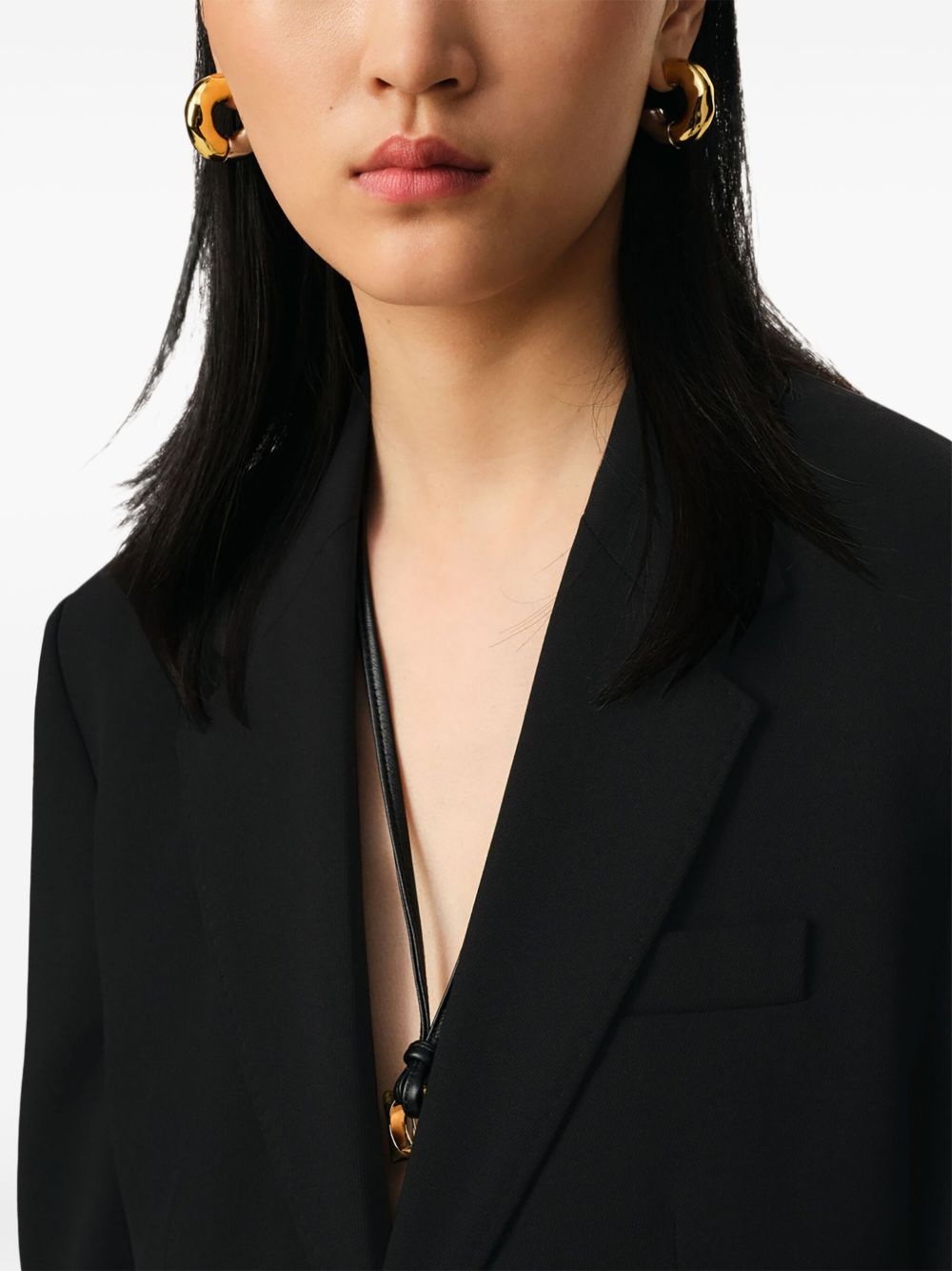semi-lined blazer - 6