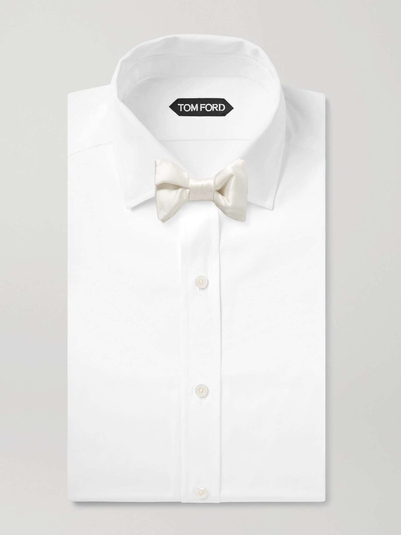 TOM FORD Pre-Tied Silk-Satin Bow Tie outlook