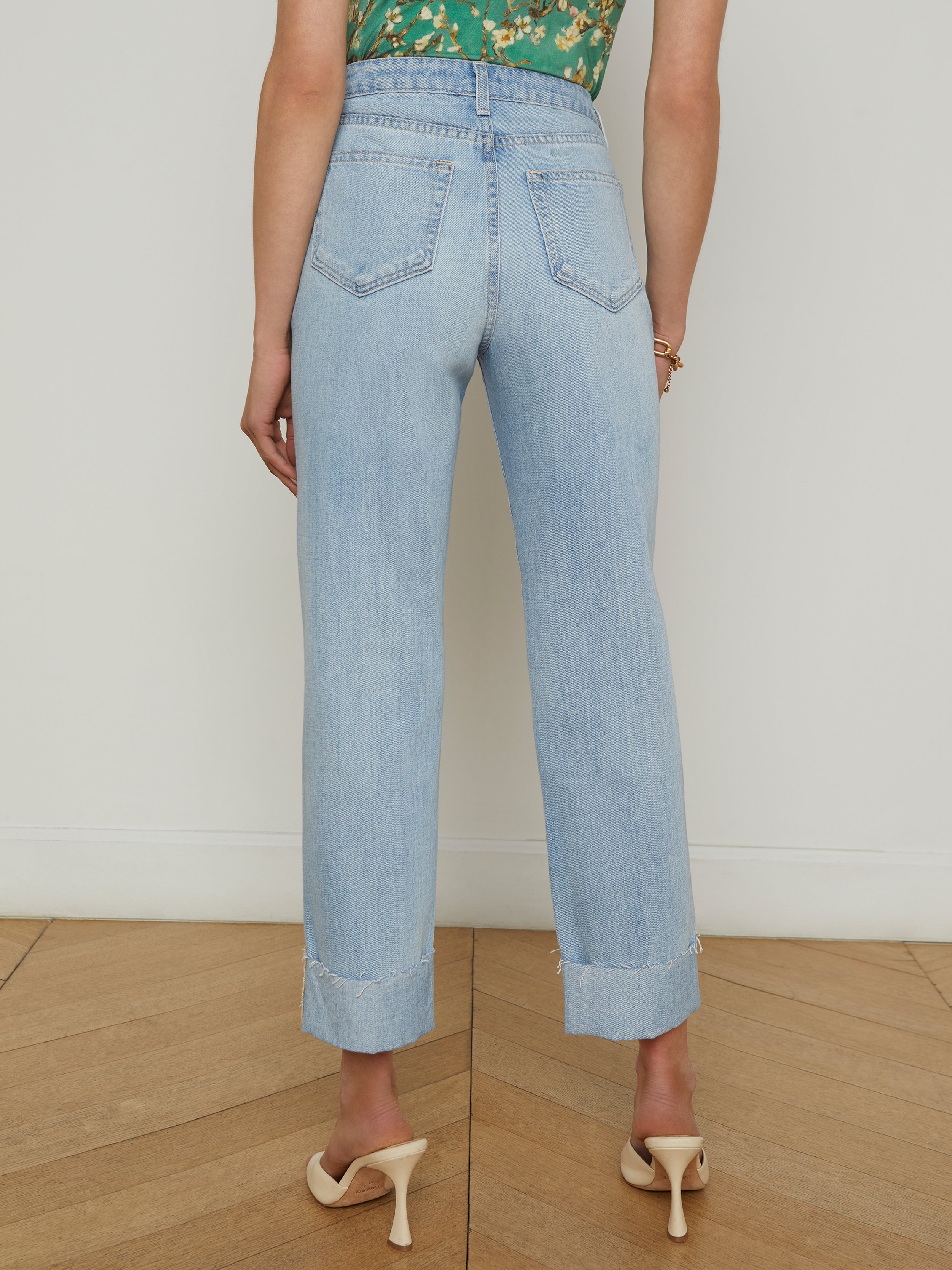 Maribel Cuffed Straight-Leg Jean - 5