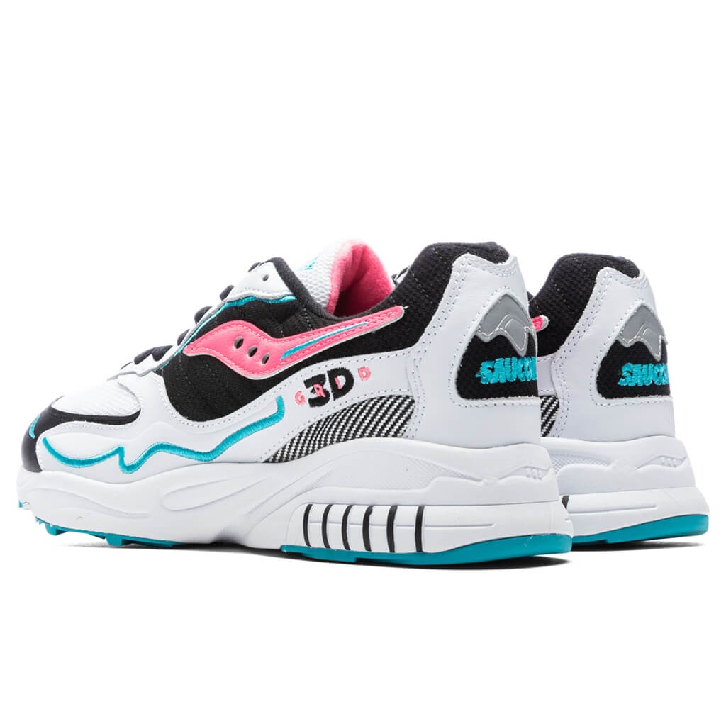 3RD GRID HURRICANE - WHITE/BLACK/PINK - 3