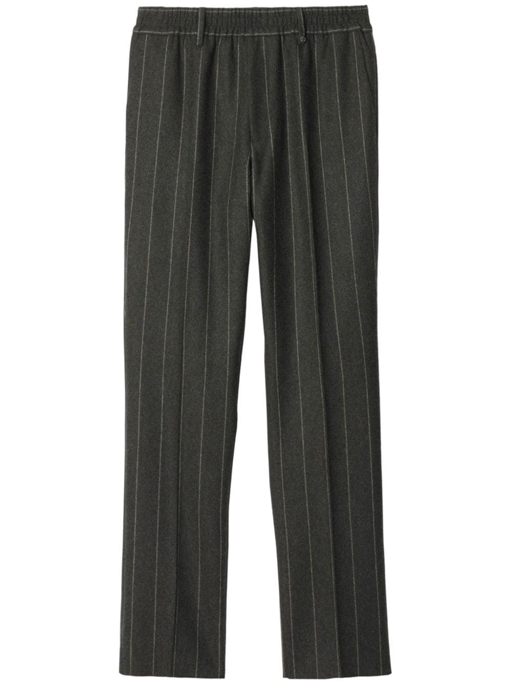 pinstriped tailored trousers - 1