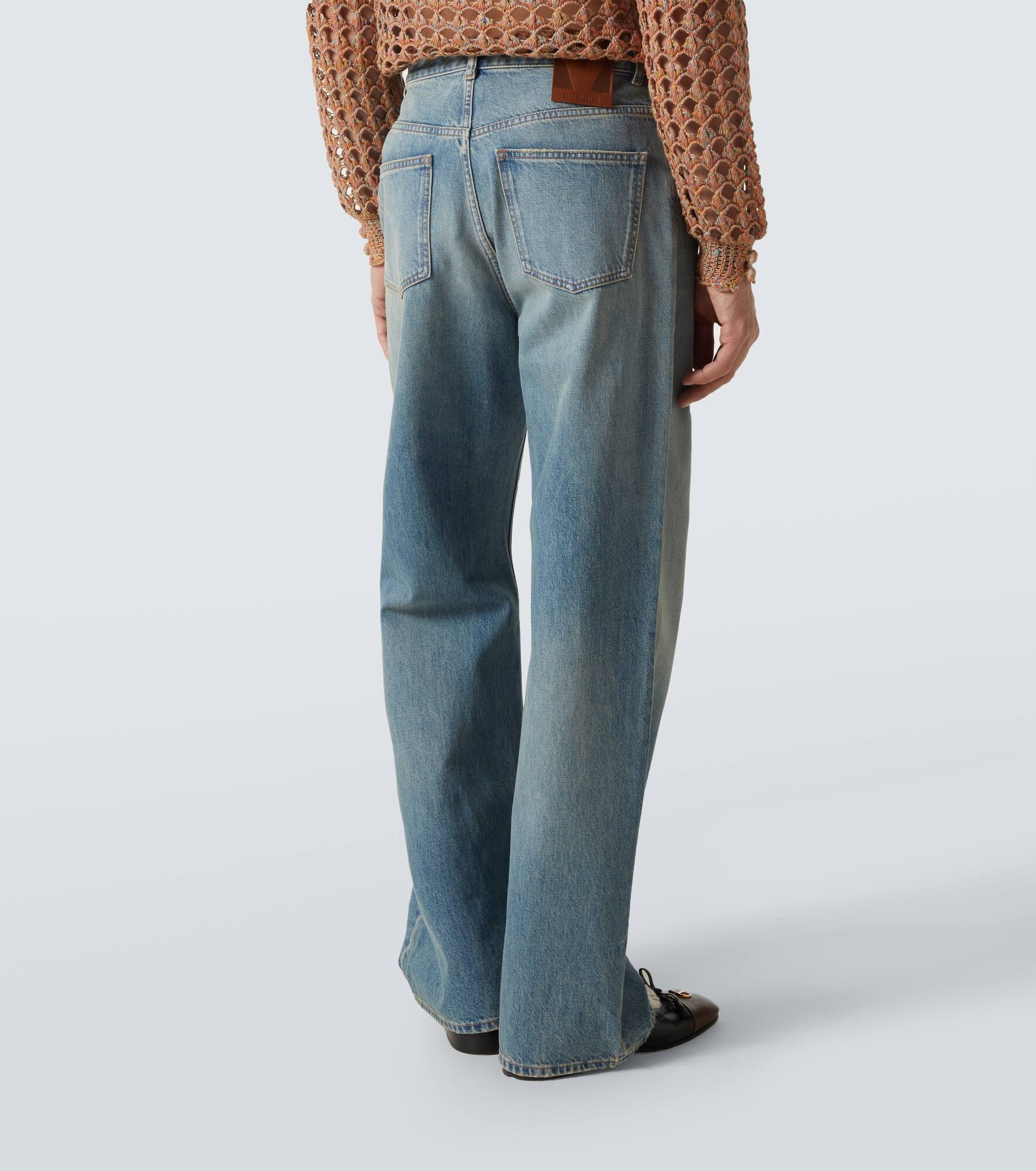 High-rise wide-leg jeans - 4