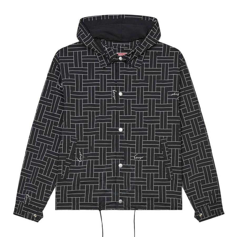 Kenzo Weave Print Long Sleeve Jacket - 5