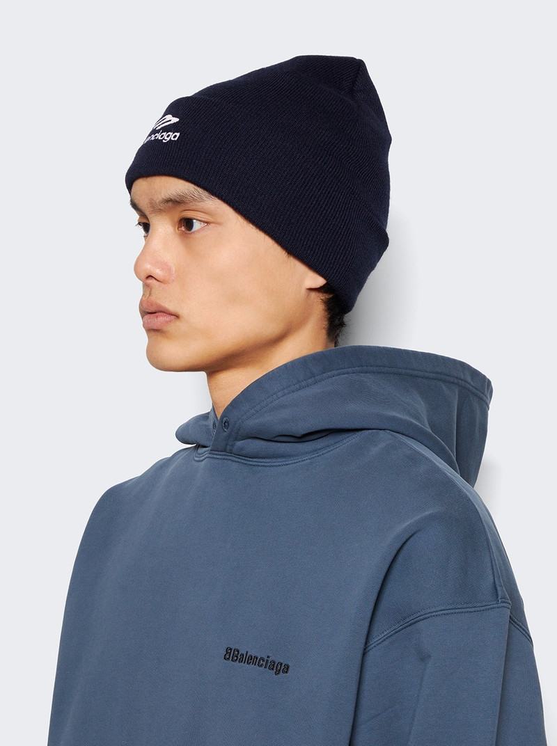 embroidered-logo beanie 4