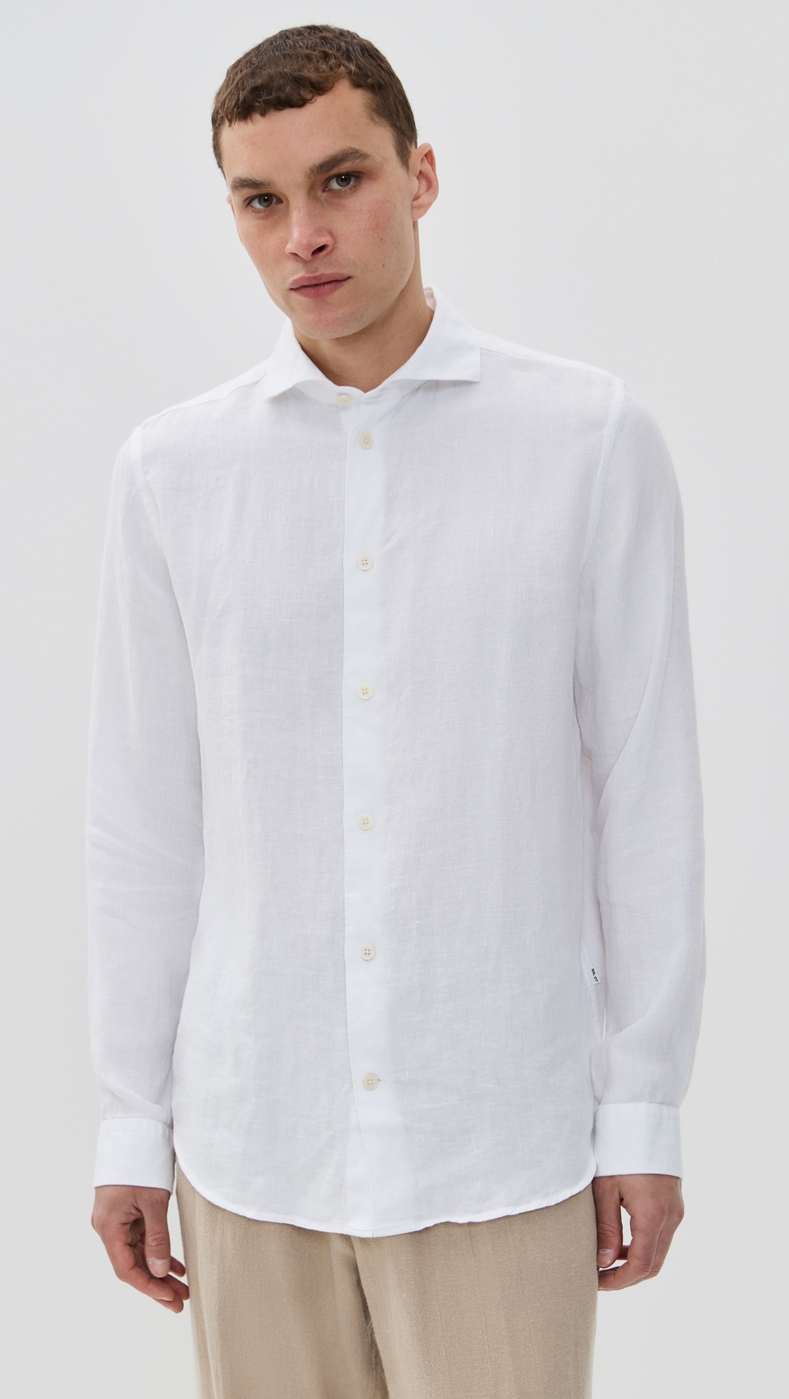 Andrew Linen Dress Shirt - 6