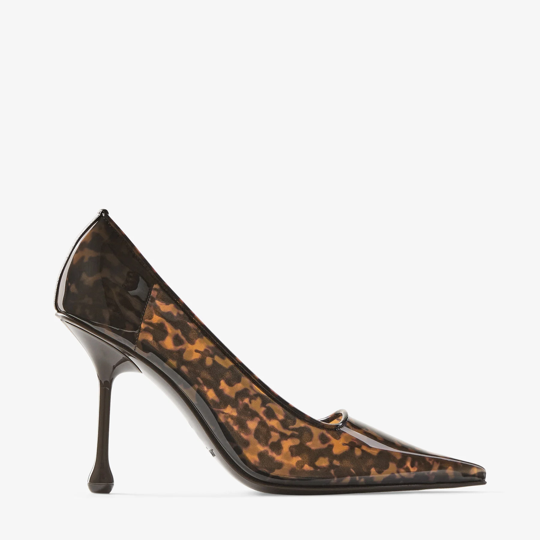 Ixia 95 Amber Tortoiseshell TPU Pumps - 1