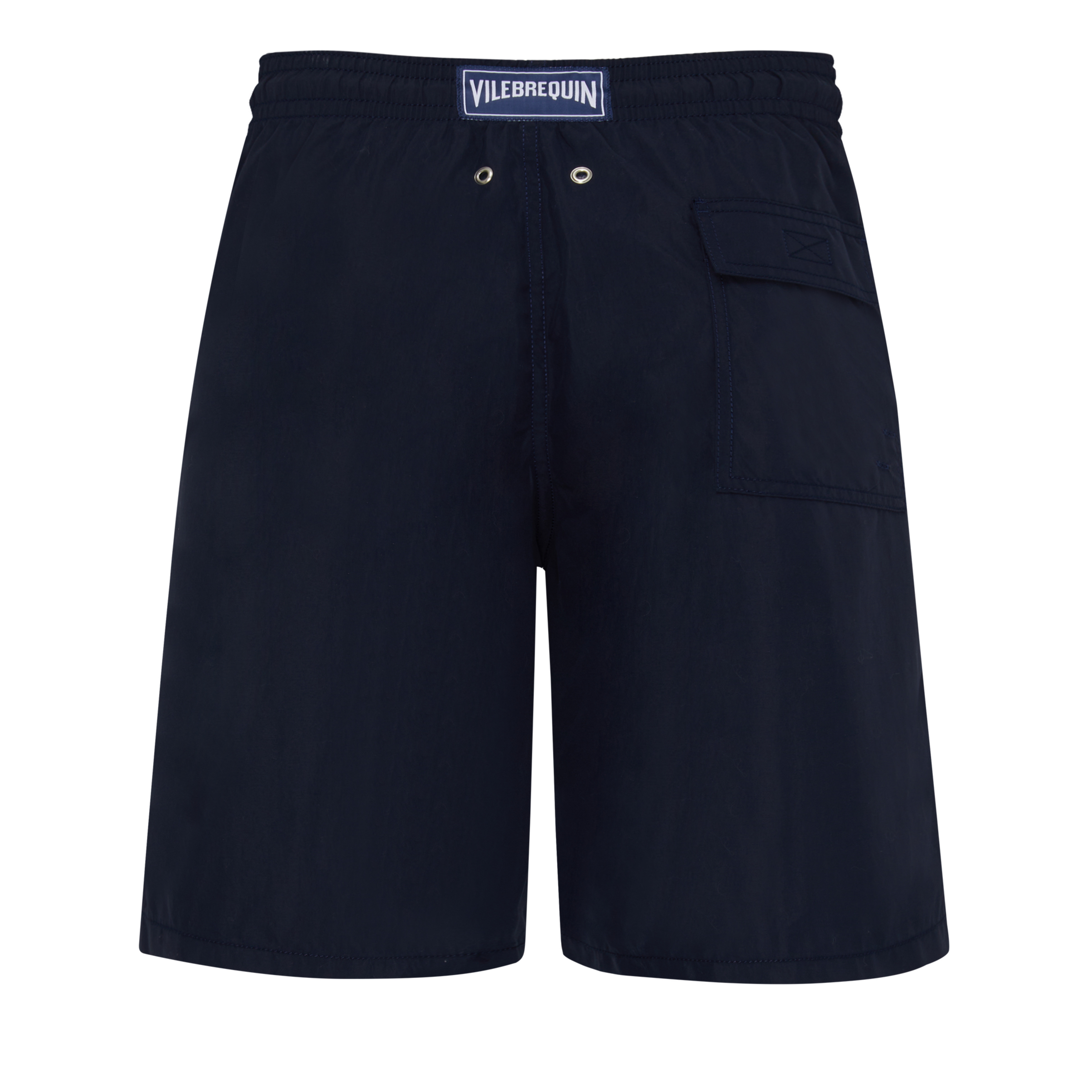 Men Long Swim Trunks Solid - 2