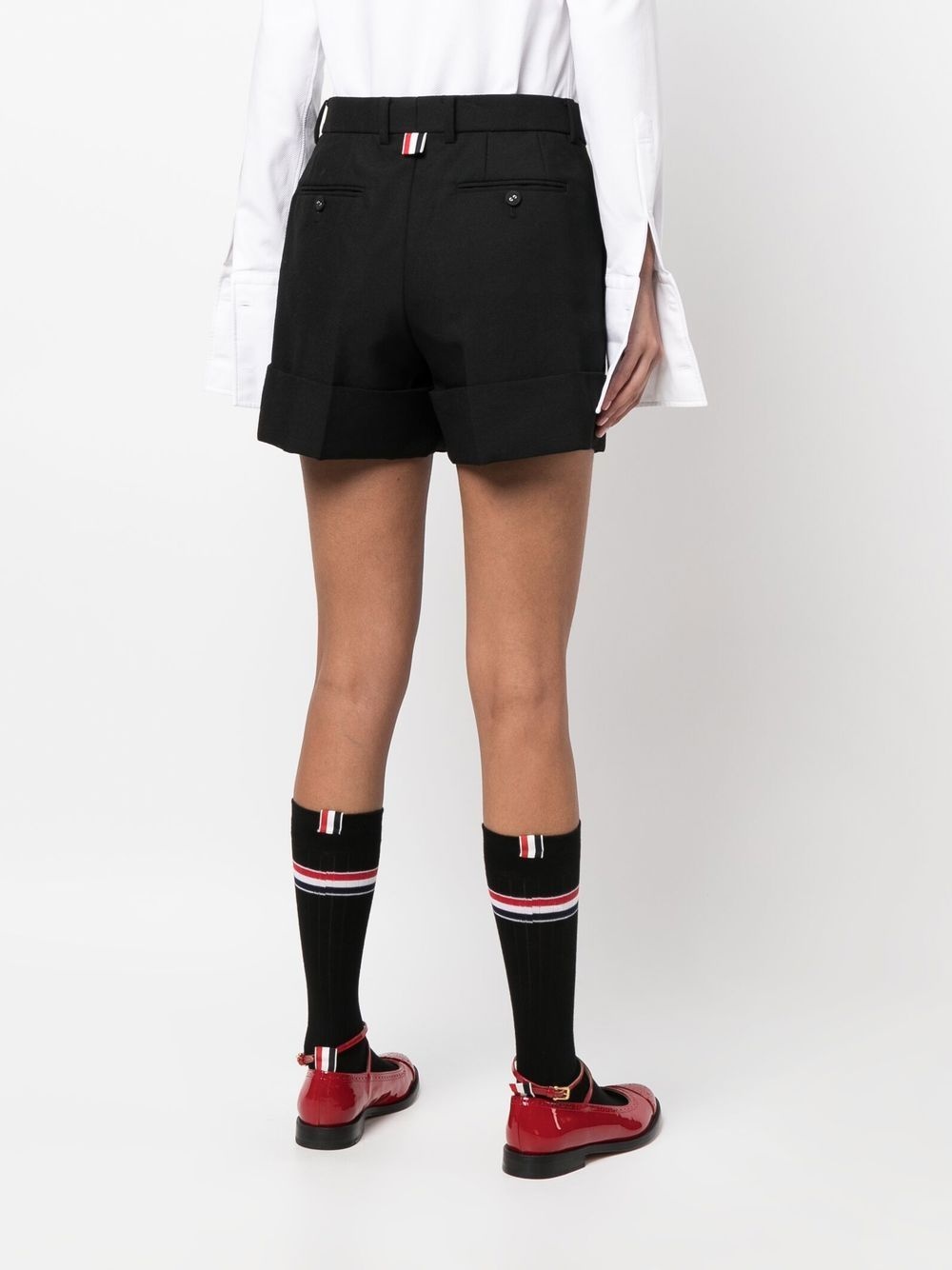 tailored 3-ply shorts - 4