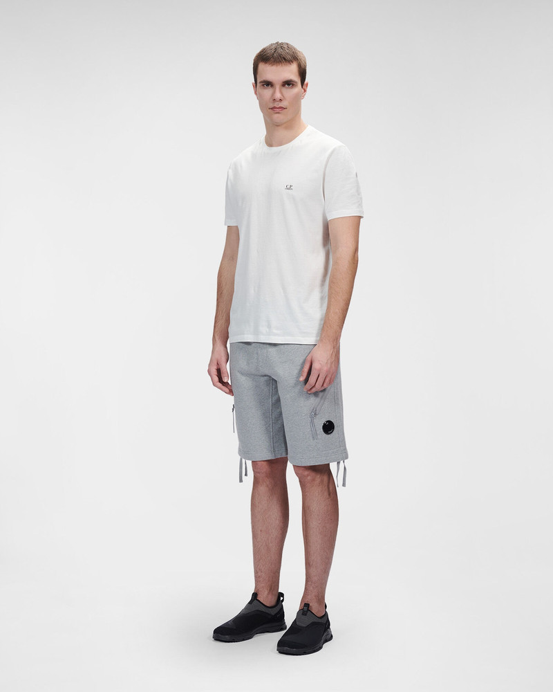 Diagonal Raised Fleece Zipped Pocket Shorts 5