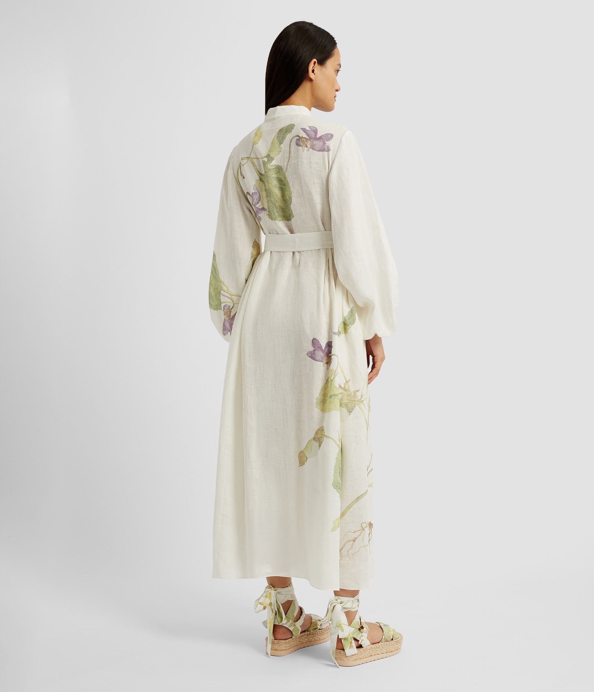 LONG SLEEVE MIDI DRESS - 3