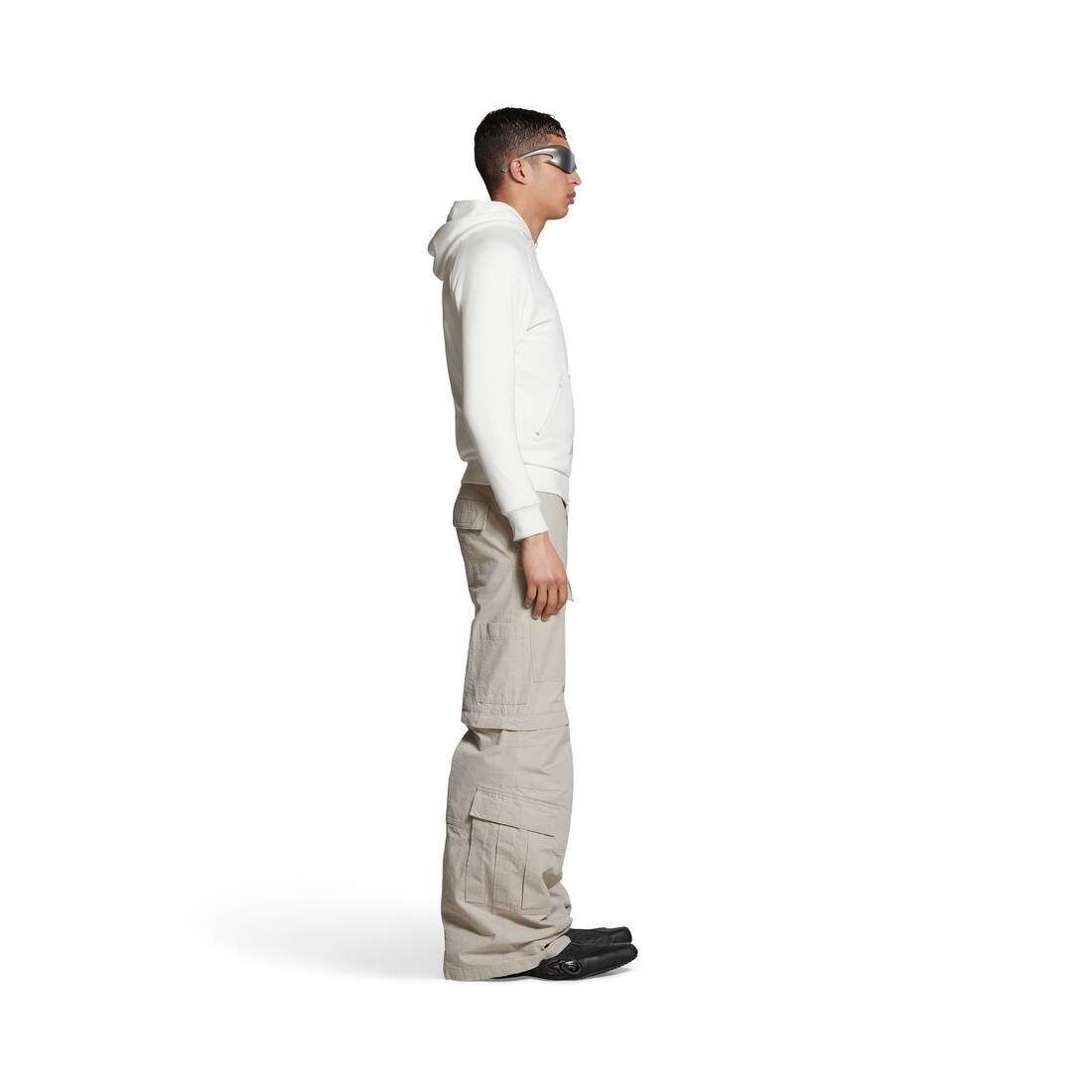 Unity Sports Icon Zip-up Hoodie Medium Fit in White/black - 3